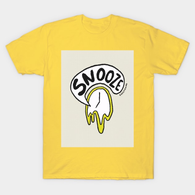 Snooze T-Shirt by ghostieking